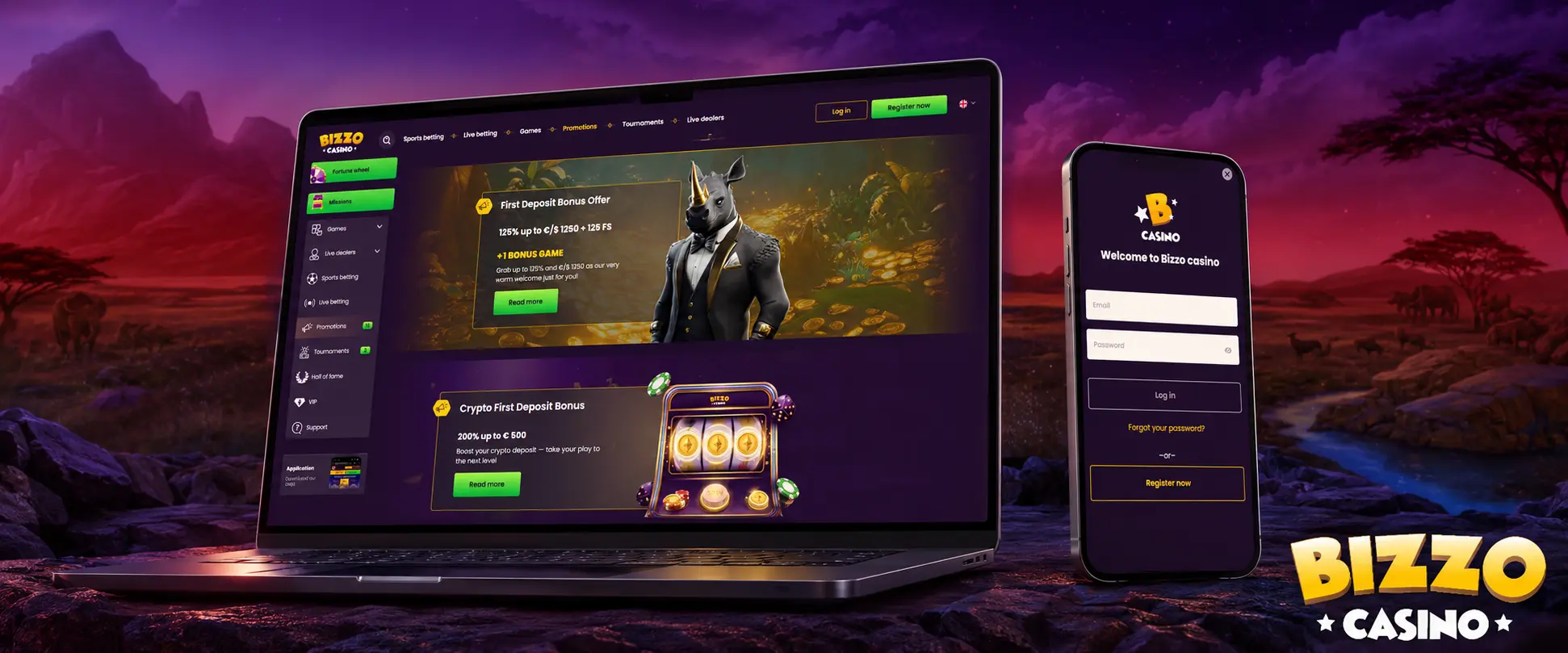 Mobilné hranie v Bizzo Casino