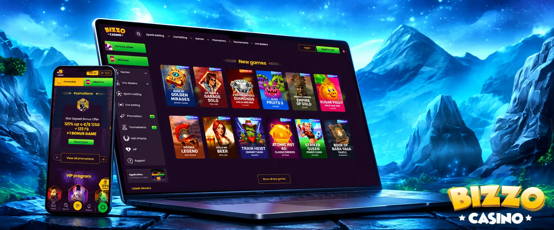 Platobné metódy a meny v Bizzo Casino